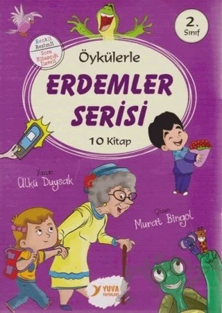2. Sınıflar İçin Öykülerle Erdemler Serisi (10 Kitap Takım) – Kolektif – Yuva Yayınları kitap kapağı