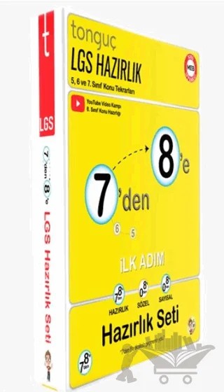 7'den 8'e Hazırlık Seti – Kolektif – Tonguç Akademi kitap kapağı