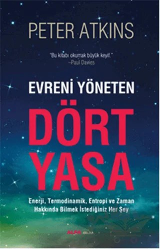 Evreni Yöneten Dört Yasa – Peter Atkins – Alfa Yayınları kitap kapağı