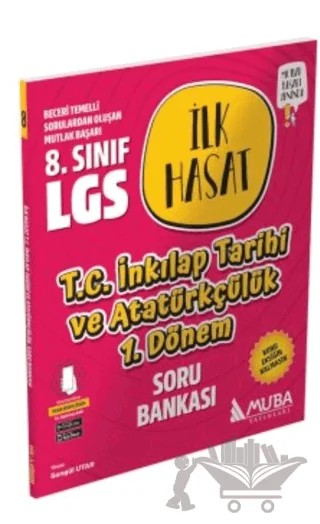 LGS T.C. İnkılap Tarihi ve Atatürkçülük İlk Hasat Soru Bankası (1.Dönem) Muba Yayınları – Kolektif – Muba Yayınları kitap kapağı