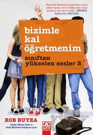 Bizimle Kal Öğretmenim - Sınıftan Yükselen Sesler 3 – Saving Mr. Terupt – Altın Kitaplar kitap kapağı