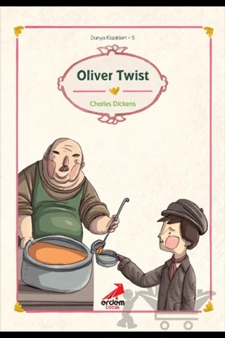 Oliver Twist – Charles Dickens – Erdem Çocuk kitap kapağı