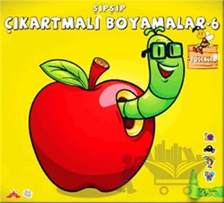 Şıpşıp Çıkartmalı Boyamalar 6 - Böcekler – Yağmur Bülbül – Kuzey Yayınları kitap kapağı