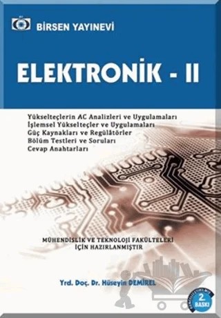Elektronik 2 – Hüseyin Demirel – Birsen Yayınevi kitap kapağı
