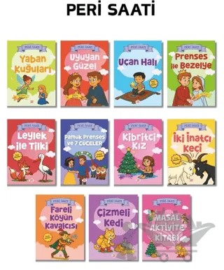 Peri Saati Seti (10 Kitap +1 Aktivite Takım) – Kolektif – Dokuz Çocuk kitap kapağı