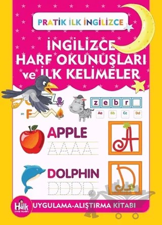 İngilizce Harf Okunuşları ve İlk Kelimeler – Ferhat Çınar – Mor Kelebek kitap kapağı