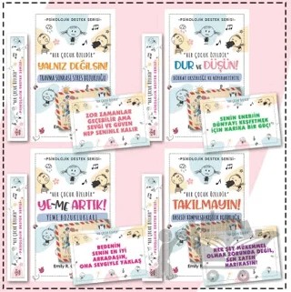 Çocuklar İçin Psikoloik Destek Serisi 4 Kitap (Set 1) – Emily R. Greenfield – Nesnel Yayınları kitap kapağı