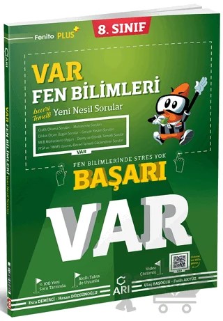 8. Sınıf VAR Fen Bilimleri Yeni Nesil Soru Bankası – Fatih Akyüz – Arı Yayıncılık kitap kapağı