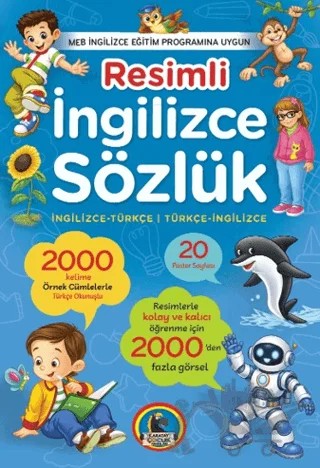 Resimli İngilizce Sözlük (Büyük Boy) – Kolektif – Karatay Çocuk kitap kapağı