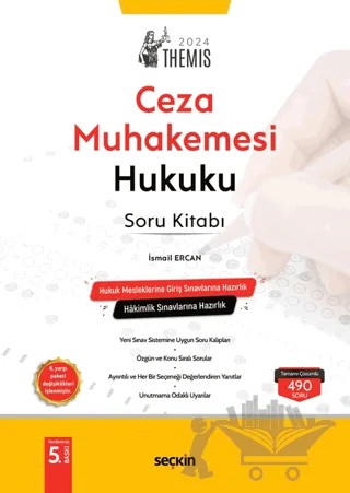 THEMIS - Ceza Muhakemesi Hukuku Soru Kitabı – İsmail Ercan – Seçkin Yayıncılık kitap kapağı