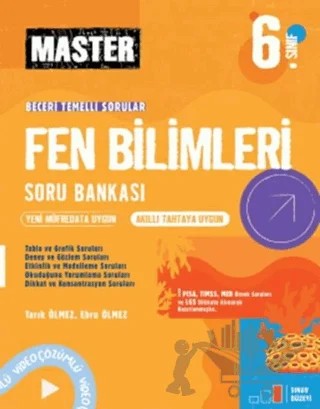 6. Sınıf Master Fen Bilimleri Soru Bankası – Tarık Ölmez, Ebru Ölmez – Okyanus Yayınları kitap kapağı