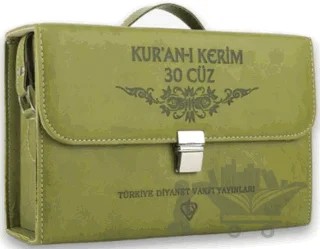 Kuranı Kerim Orta Boy 30 Cüz Yeşil Çanta Kare Kodlu – Kolektif – Türkiye Diyanet Vakfı Yayınları kitap kapağı