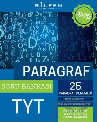 TYT Paragraf Soru Bankası ve 25 Deneme – Kolektif – Bilfen Yayıncılık kitap kapağı