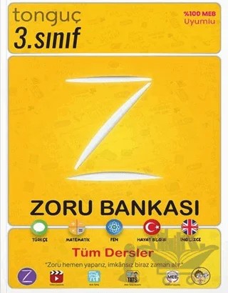 3. Sınıf Tüm Dersler Zoru Bankası – Kolektif – Tonguç Akademi kitap kapağı