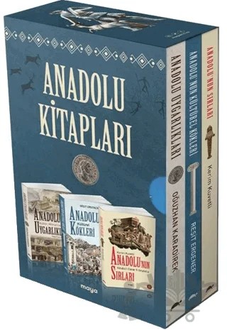 Maya Anadolu Kitapları Seti - 3 Kitap Takım – Kerim Kuvetli, Reşit Ergener, Oğuzhan Karadirek – Maya Kitap kitap kapağı