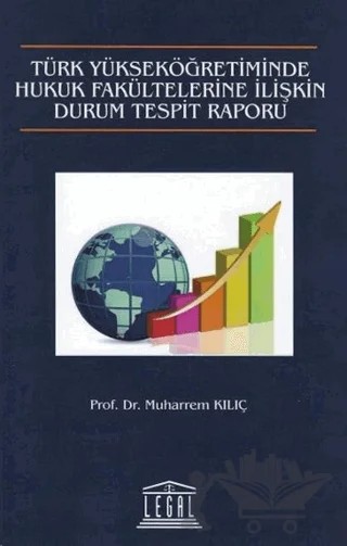 Türk Yükseköğretiminde Hukuk Fakültelerine İlişkin Durum Tespit Raporu – Muharrem Kılıç – Legal Yayıncılık kitap kapağı