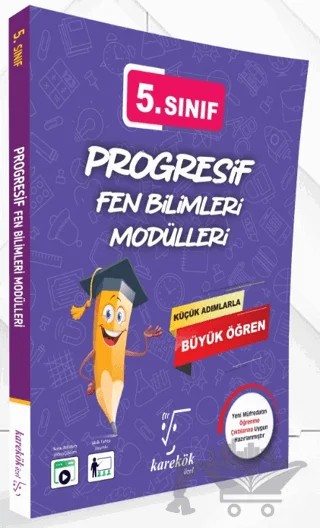 5. Sınıf Progresif Fen Bilimleri Modülleri – Merve Çakır – Karekök Yayıncılık kitap kapağı