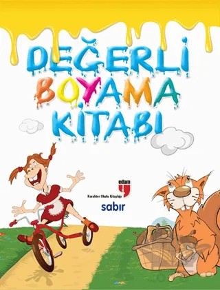 Değerli Boyama Kitabı - Sabır – Neriman Karatekin – EDAM kitap kapağı