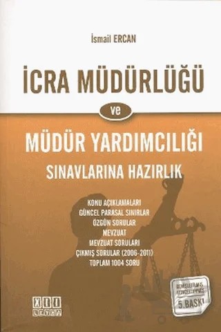 İcra Müdürlüğü ve Müdür Yardımcılığı Sınavlarına Hazırlık – İsmail Ercan – On İki Levha Yayınları kitap kapağı