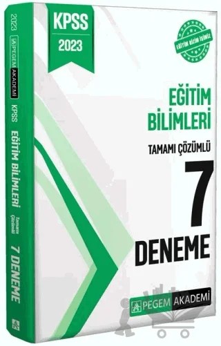 Pegem 2023 KPSS Eğitim Bilimleri 7 Deneme Çözümlü Pegem Akademi Yayınları – Kolektif – Pegem Akademi Yayıncılık kitap kapağı