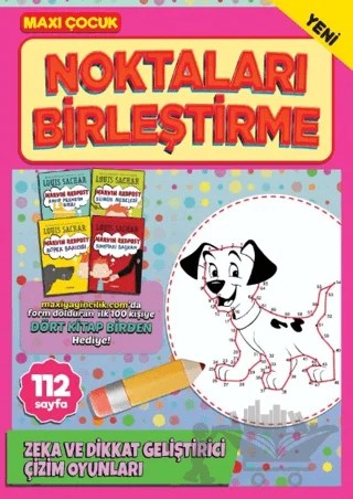 Maxi Çocuk Noktaları Birleştirme 6 – Bertan Kodamanoğlu – Maxi Yayıncılık kitap kapağı