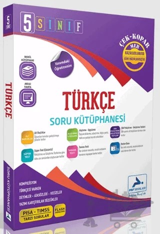 5. Sınıf Türkçe Soru Kütüphanesi – Kolektif – Paraf Yayınları kitap kapağı