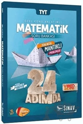 2019 TYT 24 Adımda Matematik Özel Konu Anlatımlı Soru Bankası – Kolektif – Sınav Yayınları kitap kapağı