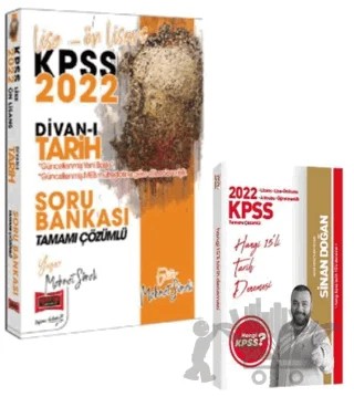 2022 Hangi KPSS Tarih Tamamı Çözümlü 15'li Deneme + Yargı Lise Ön Lisans Divanı Tarih Tamamı Çözümlü Soru Bankası – Kolektif – Hangi KPSS Yayınları kitap kapağı
