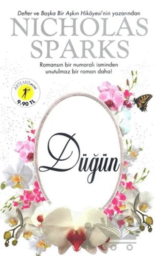 Düğün – Nicholas Sparks – Artemis Yayınları kitap kapağı
