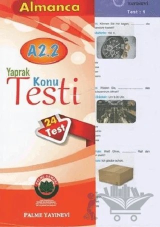 Almanca Yaprak Konu Testi – Kolektif – Palme Yayınları kitap kapağı