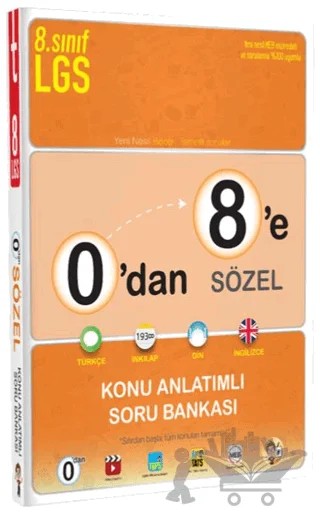 0'dan 8'e Sözel Konu Anlatımlı Soru Bankası – Kolektif – Tonguç Akademi kitap kapağı