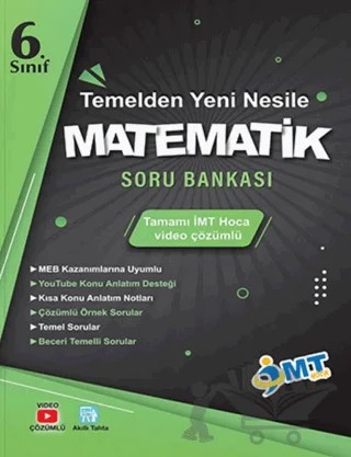 6. Sınıf İMT Matematik Temelden Yeni Nesile Soru Bankası – Kolektif – Tonguç Akademi kitap kapağı