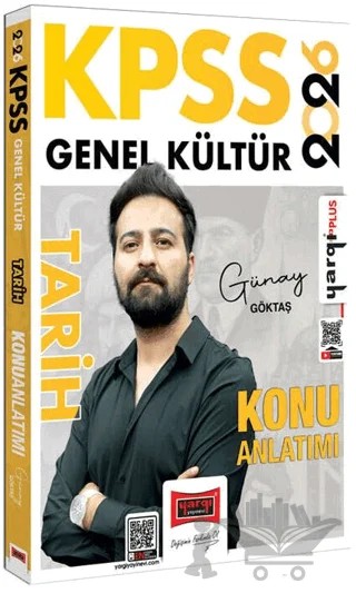 2026 KPSS Genel Kültür Tarih Konu Anlatımı – Günay Göktaş – Yargı Yayınevi kitap kapağı