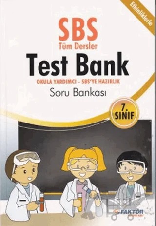 SBS 7. Sınıf Tüm Dersler Test Bank Soru Bankası – Kolektif – Faktör Yayınları kitap kapağı