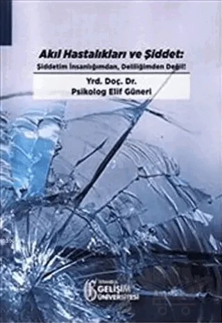 Akıl Hastalıkları ve Şiddet – Elif Güneri – İstanbul Gelişim Üniversitesi Yayınları kitap kapağı