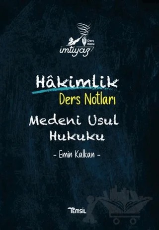 İmtiyaz Medeni Usul Hukuku Hakimlik Ders Notları – Emin Kalkan – Temsil Kitap kitap kapağı