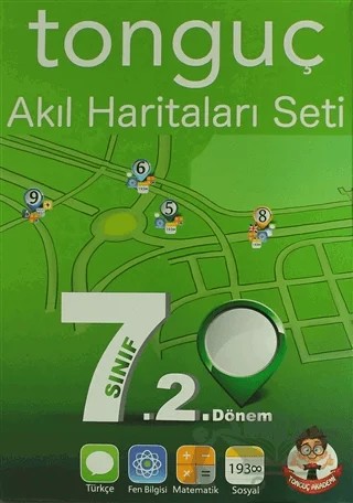 7. Sınıf 2. Dönem Akıl Haritaları Seti – Kolektif – Tonguç Akademi kitap kapağı