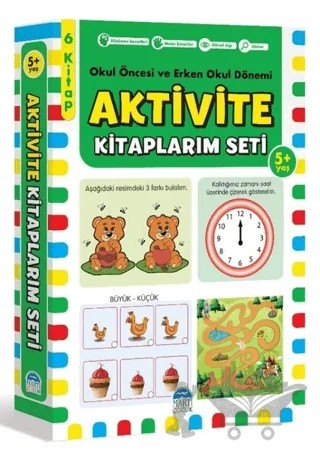 Aktivite Kitaplarım Seti Okul Öncesi ve Erken Okul Dönemi – Kolektif – Martı Çocuk Yayınları kitap kapağı