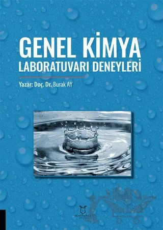 Genel Kimya Laboratuvarı Deneyleri – Burak Ay – Akademisyen Kitabevi kitap kapağı