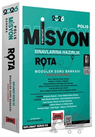 2026 Polis Misyon Sınavlarına Hazırlık Rota Modüler Soru Bankası Seti – İrfan Ziya İbrahimgil – Yargı Yayınevi kitap kapağı