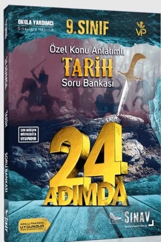 24 Adımda 9. Sınıf Özel Konu Anlatımlı Coğrafya Soru Bankası – Kolektif – Sınav Yayınları kitap kapağı