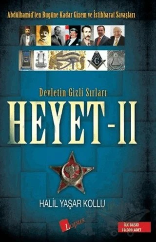 Devletin Gizli Sırları Heyet - 2 – Halil Yaşar Kollu – Lopus Yayınları kitap kapağı