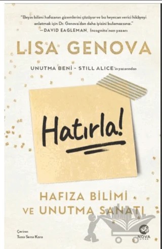 Hatırla! - Hafıza Bilimi ve Unutma Sanatı – Lisa Genova – Nova Kitap kitap kapağı