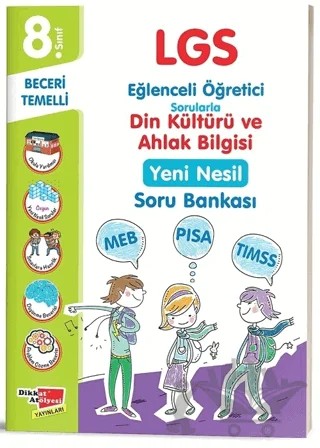 8. Sınıf LGS Din Kültürü ve Ahlak Bilgisi Yeni Nesil Soru Bankası – Kolektif – Dikkat Atölyesi Yayınları kitap kapağı