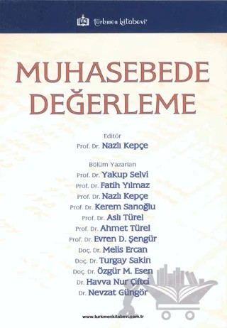 Muhasebede Değerleme – Kolektif – Türkmen Kitabevi kitap kapağı