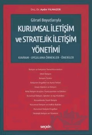 Kurumsal İletişim ve Stratejik İletişim Yönetimi – Aydın Yılmazer – Seçkin Yayıncılık kitap kapağı