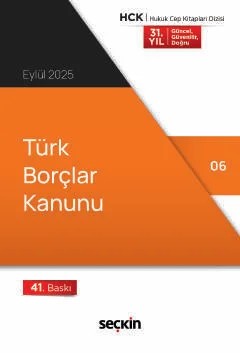 Türk Borçlar Kanunu (Cep Kitabı) – Seçkin Yayıncılık – Seçkin Yayıncılık kitap kapağı