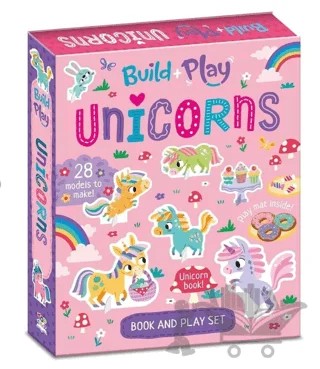 Build and Play - Unicorns Book and Play Set – Robyn Gale – IMAGINE THAT kitap kapağı