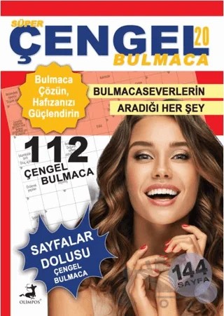 Süper Çengel Bulmaca 20 – Ahmet Ayyıldız – Olimpos Yayınları kitap kapağı