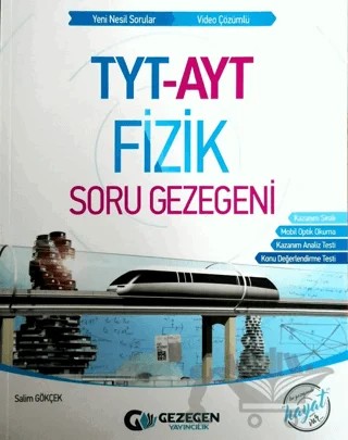 TYT - AYT Fizik Soru Gezegeni – Salim Gökçek – Gezegen Yayıncılık kitap kapağı